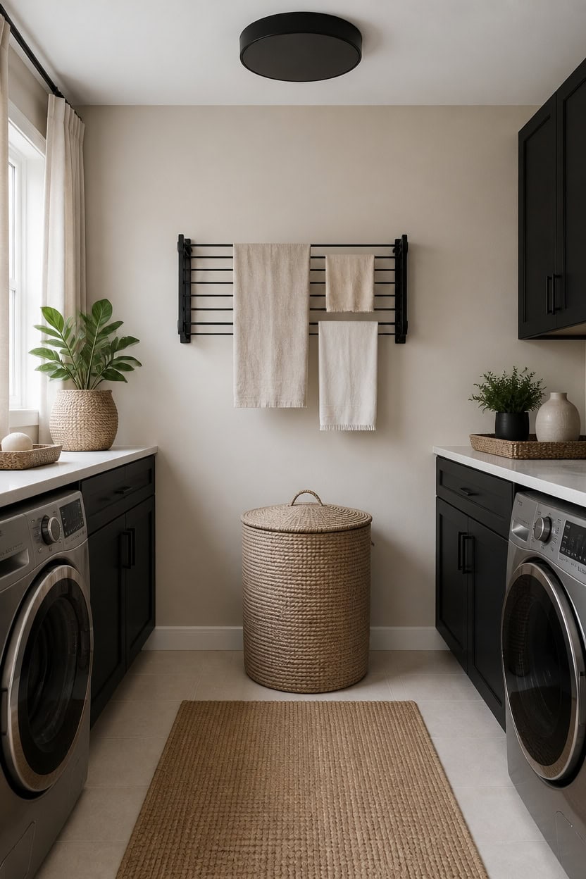 matte black laundry oasis