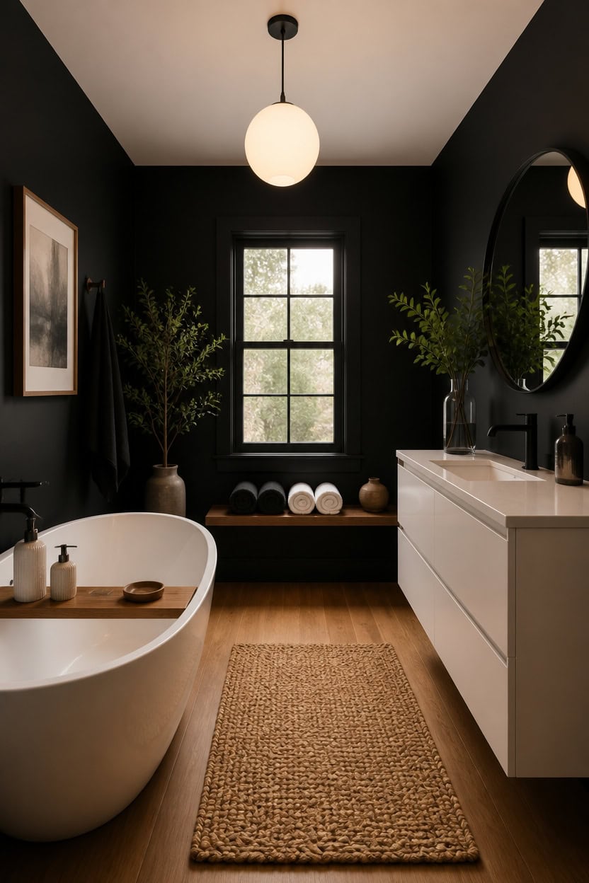 matte black warms with honey