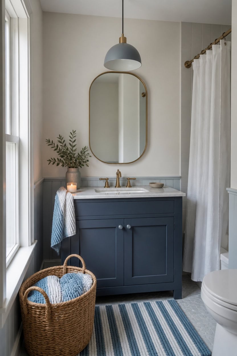 matte serenity with blue accents
