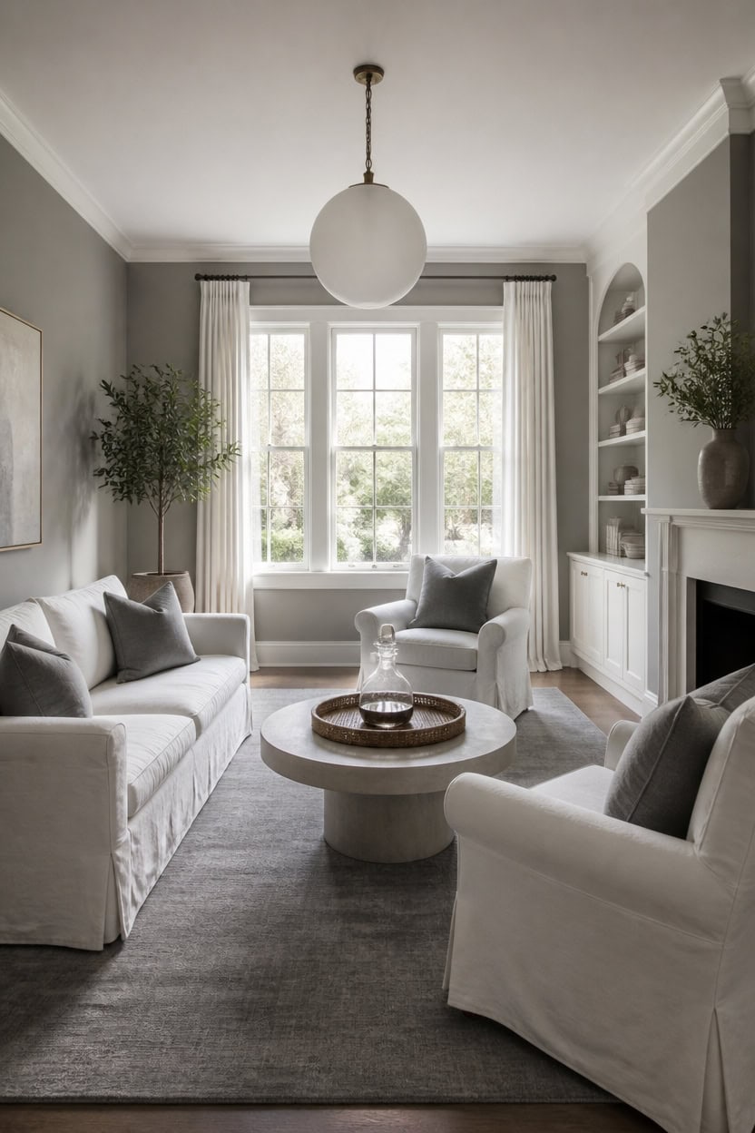 mid tone cozy conversational seating