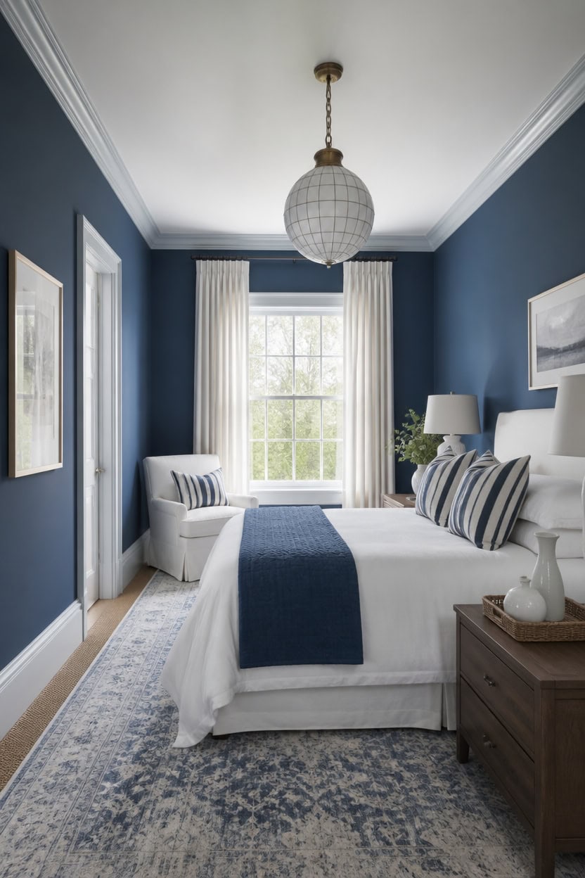 moody blue bright white