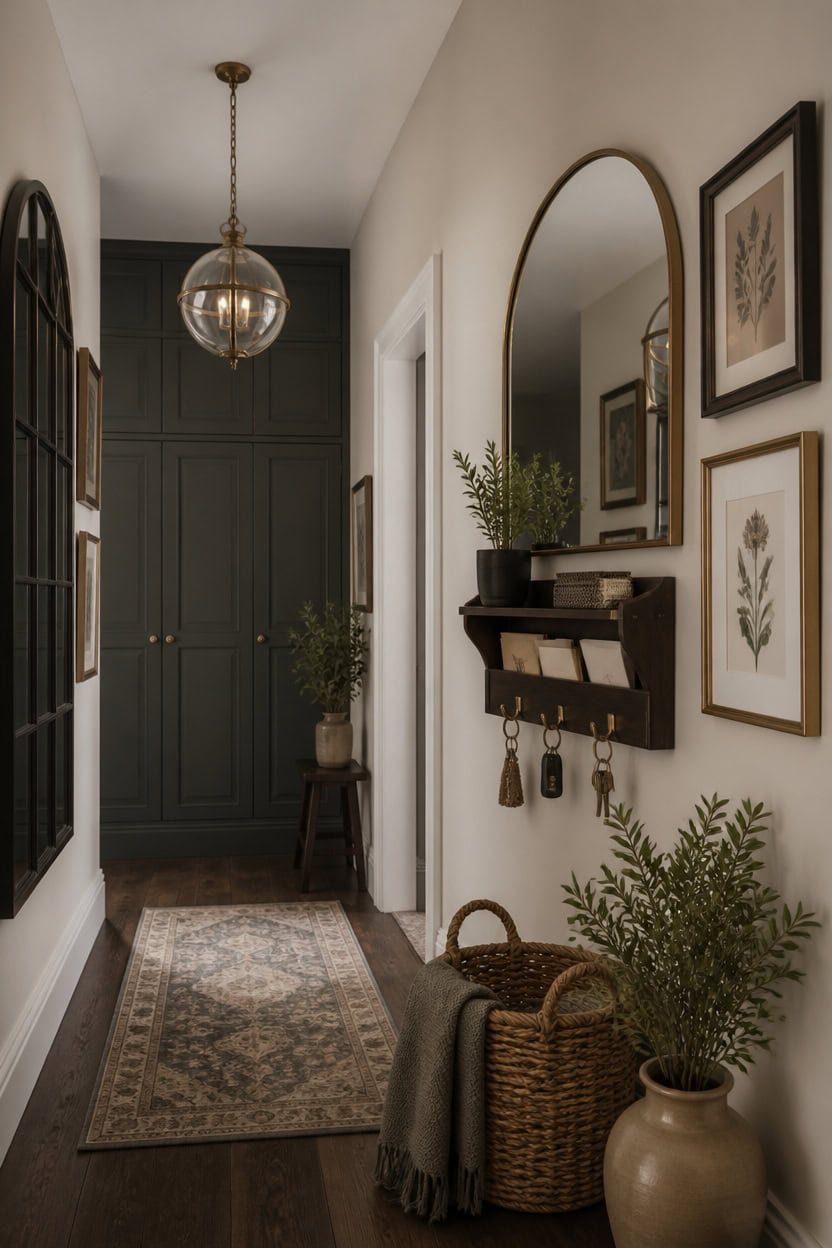 moody gray hallway gallery