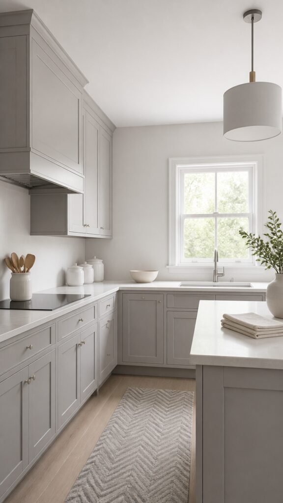 The Gray and White Kitchen That Got Quiet and Got Better