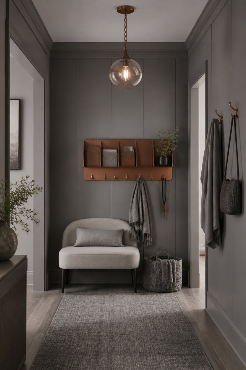pause pewter pinstripe copper