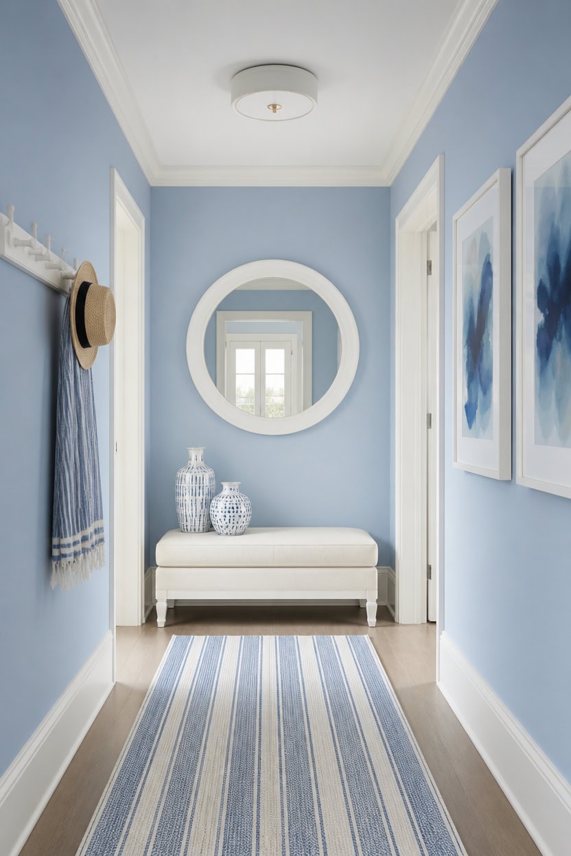 seventy percent light blue dominance