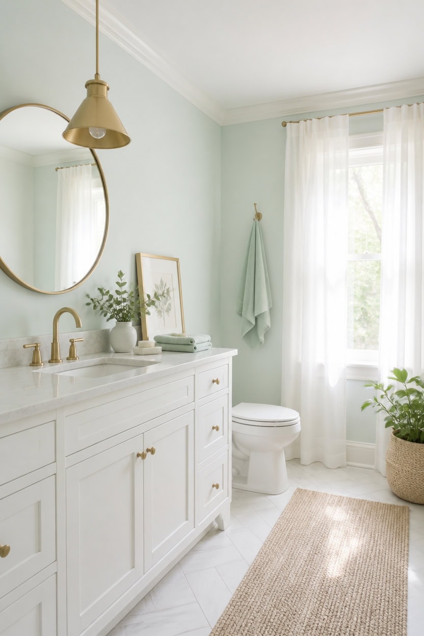 shifting mint lit botanical corner