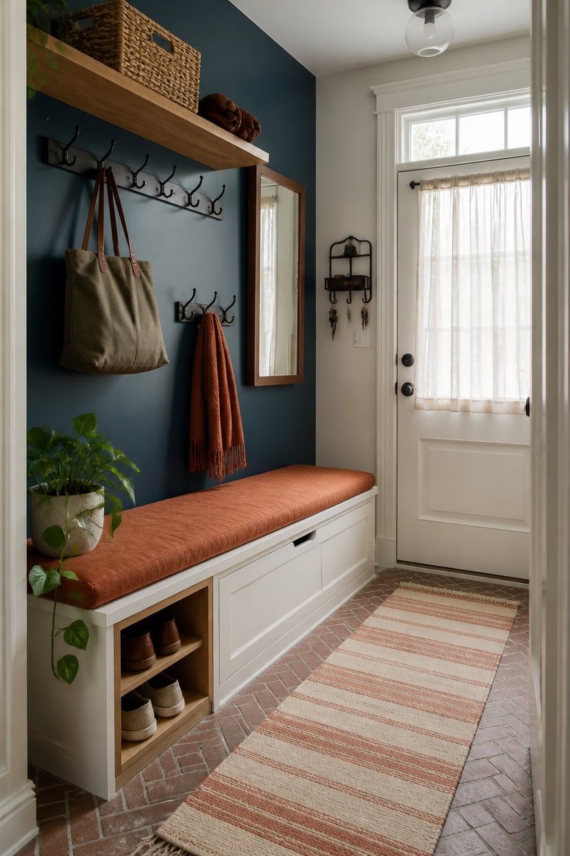 Small Mudroom Layouts That Still Feel Bold