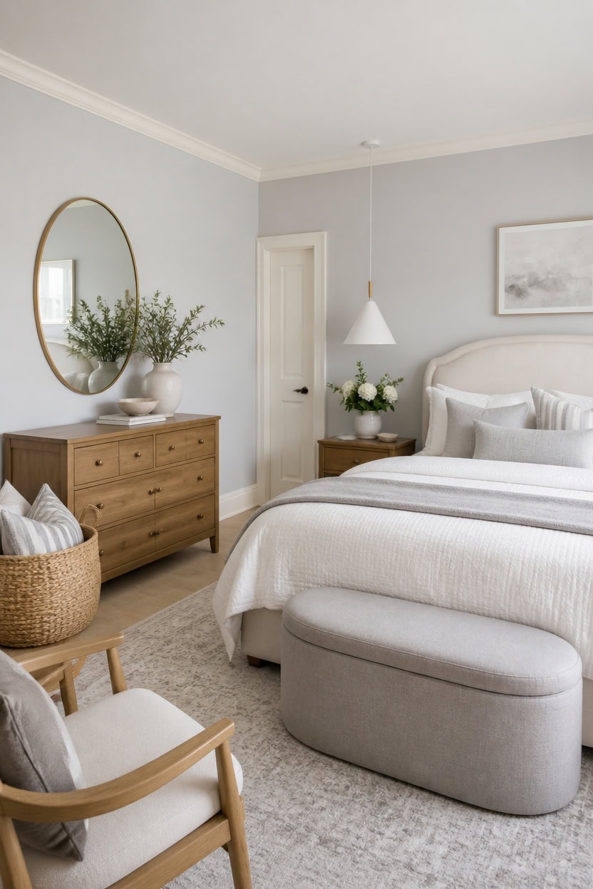 soft gray and white warmth