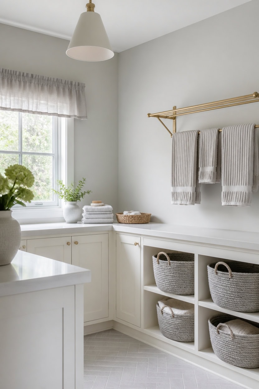 soft gray creamy white warmth