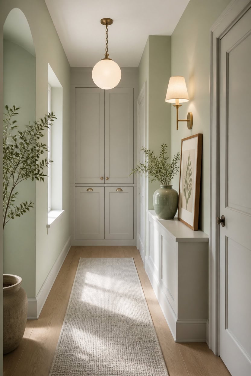 soft green gray glow