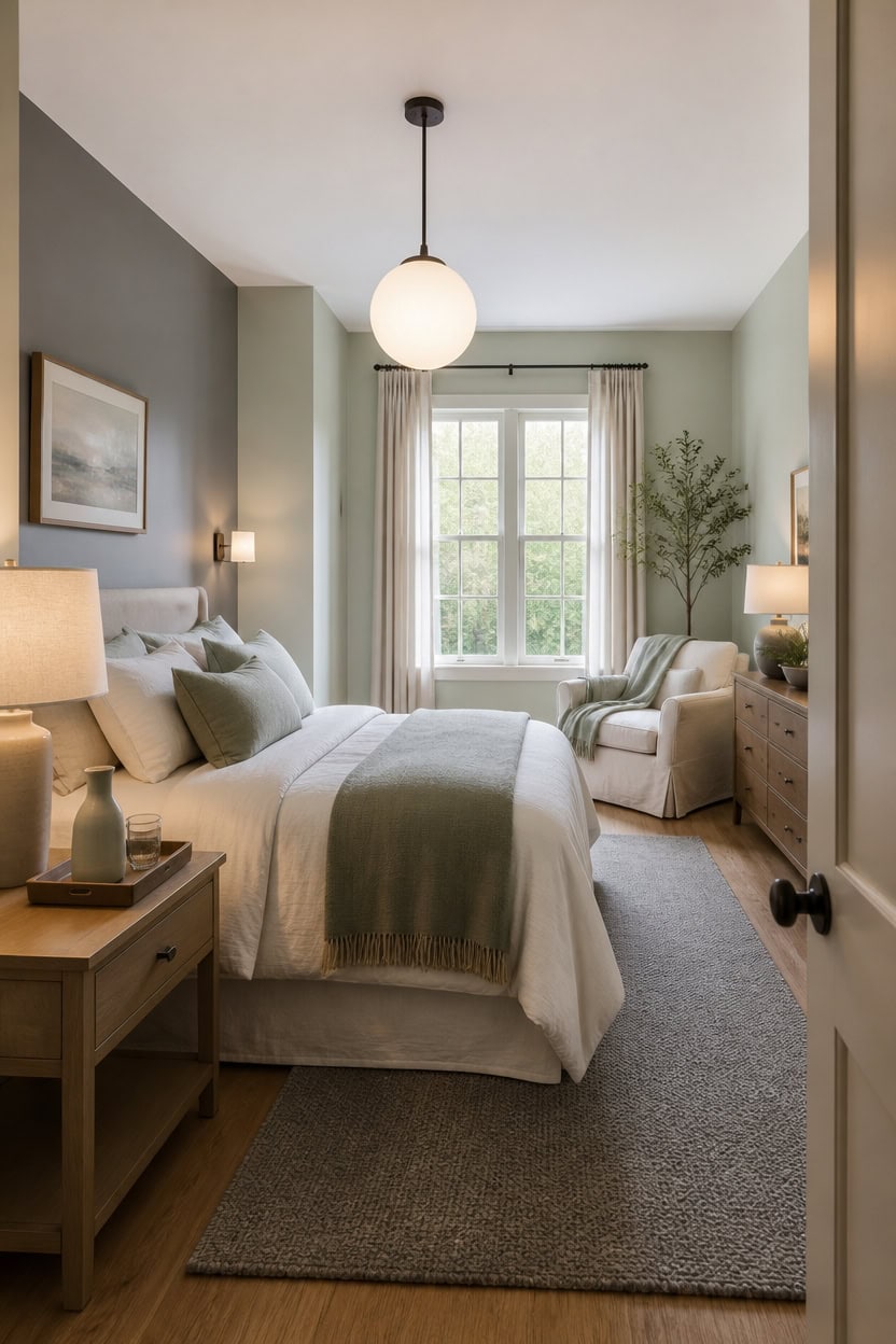 soft greens grounded gray