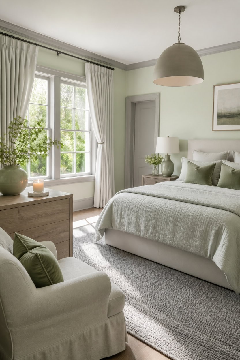 soft serene breeze bedroom