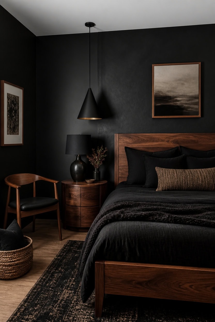 spot real wood black