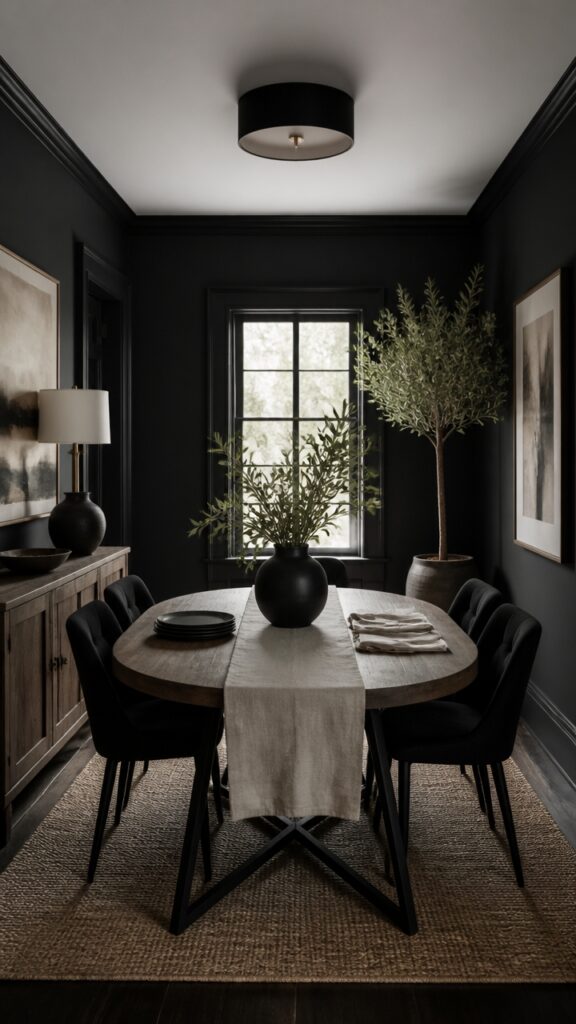 Why the Black and Wood Dining Room Table Gets Touched Before the Chairs