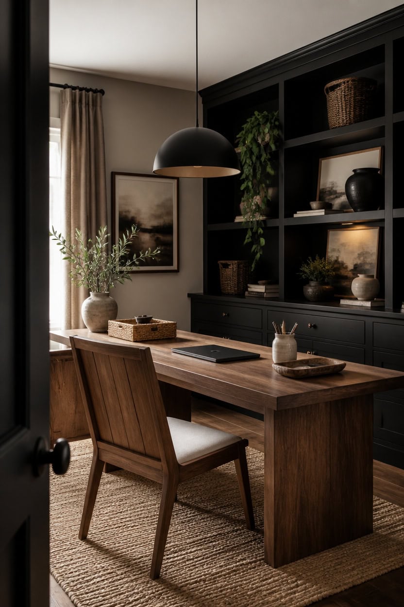 tactile minimalism with contrast