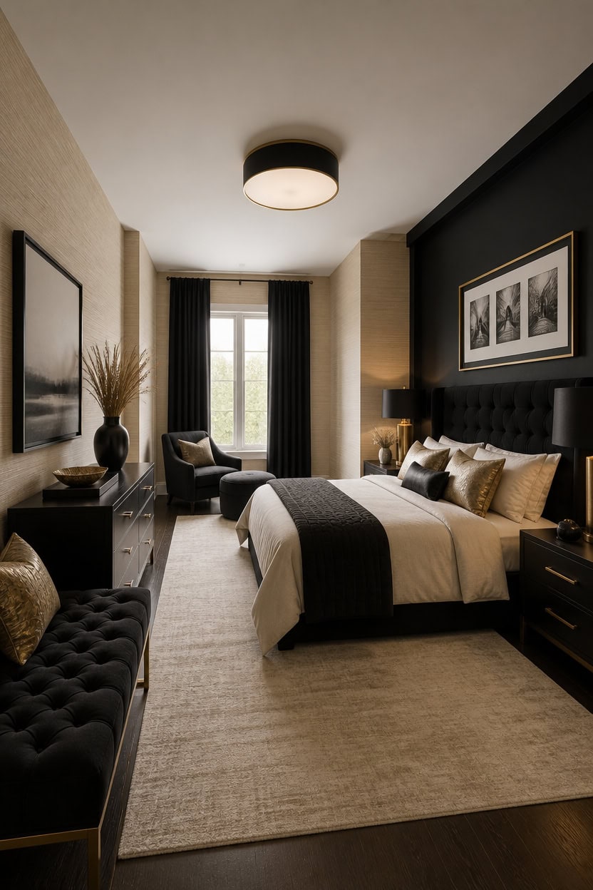 textured beige smooth black contrast
