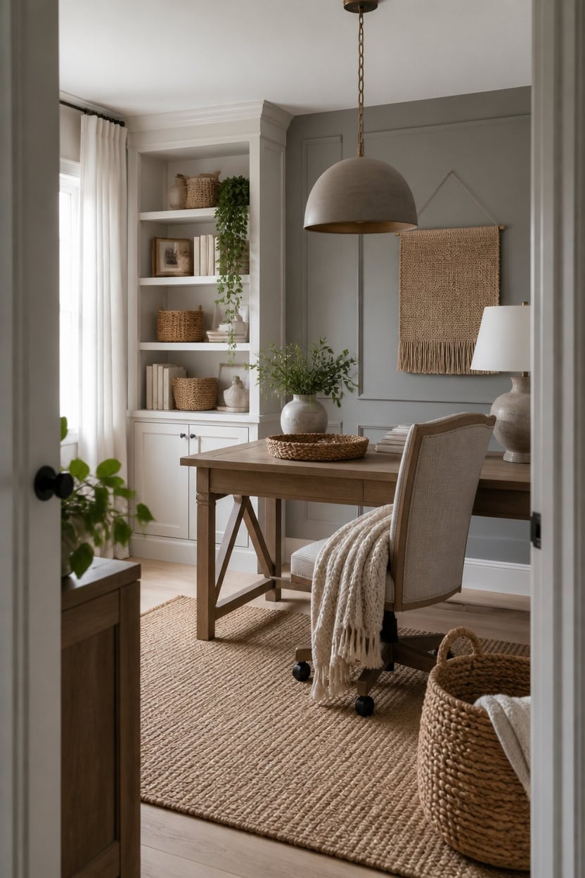 textured neutral layered warmth