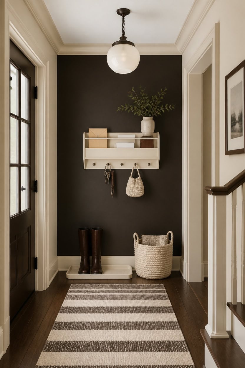 trim frames cream to brown transition