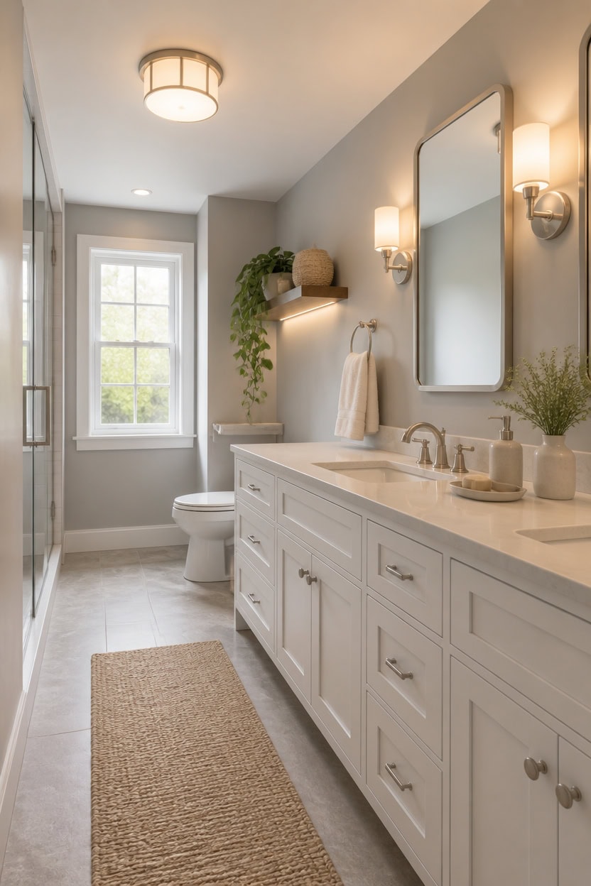 warm layered light styling