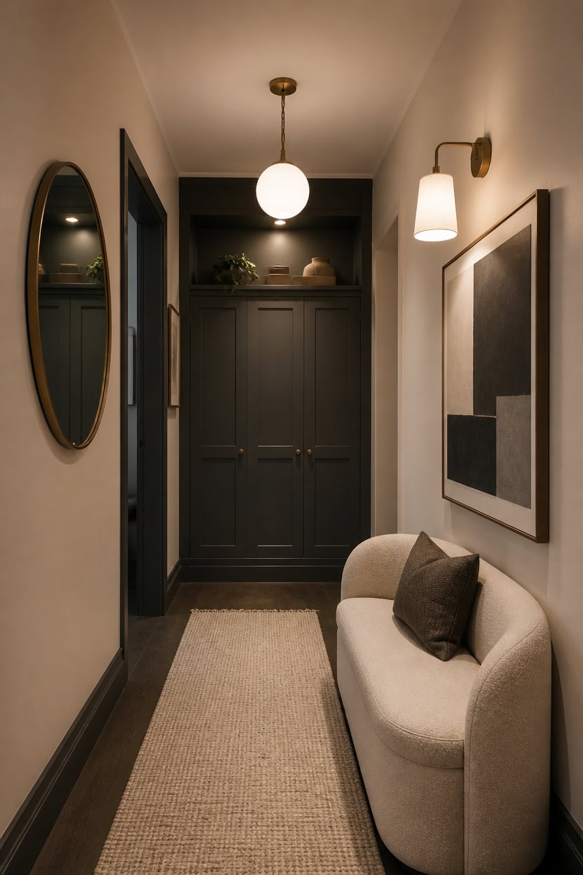 warm layered lighting scheme