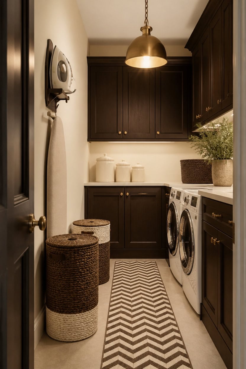 warm mink cabinets cream walls