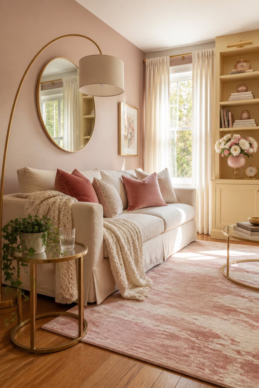 Why Dusty Rose and Champagne Gold Work So Well Together