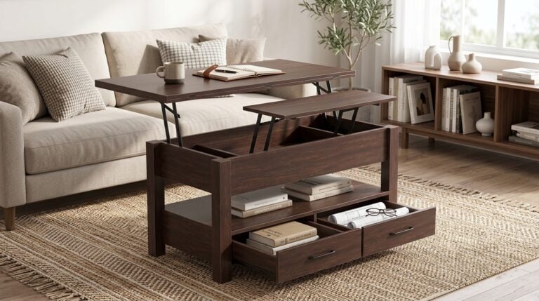 10 Best Lift-Top Coffee Tables for 2026 (Functional & Stylish)