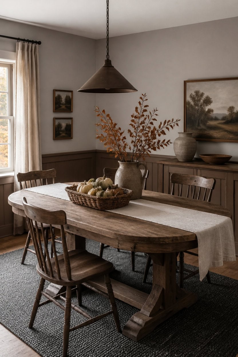 light gray walls reclaimed wood