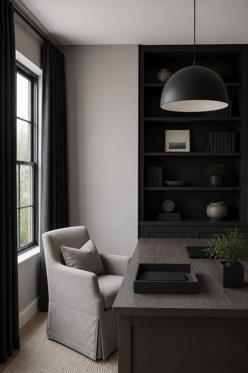 neutral gray warms screen ambiance