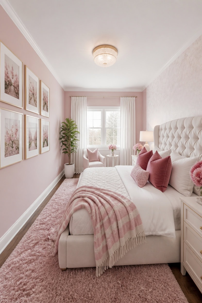 soft mauve white sophistication