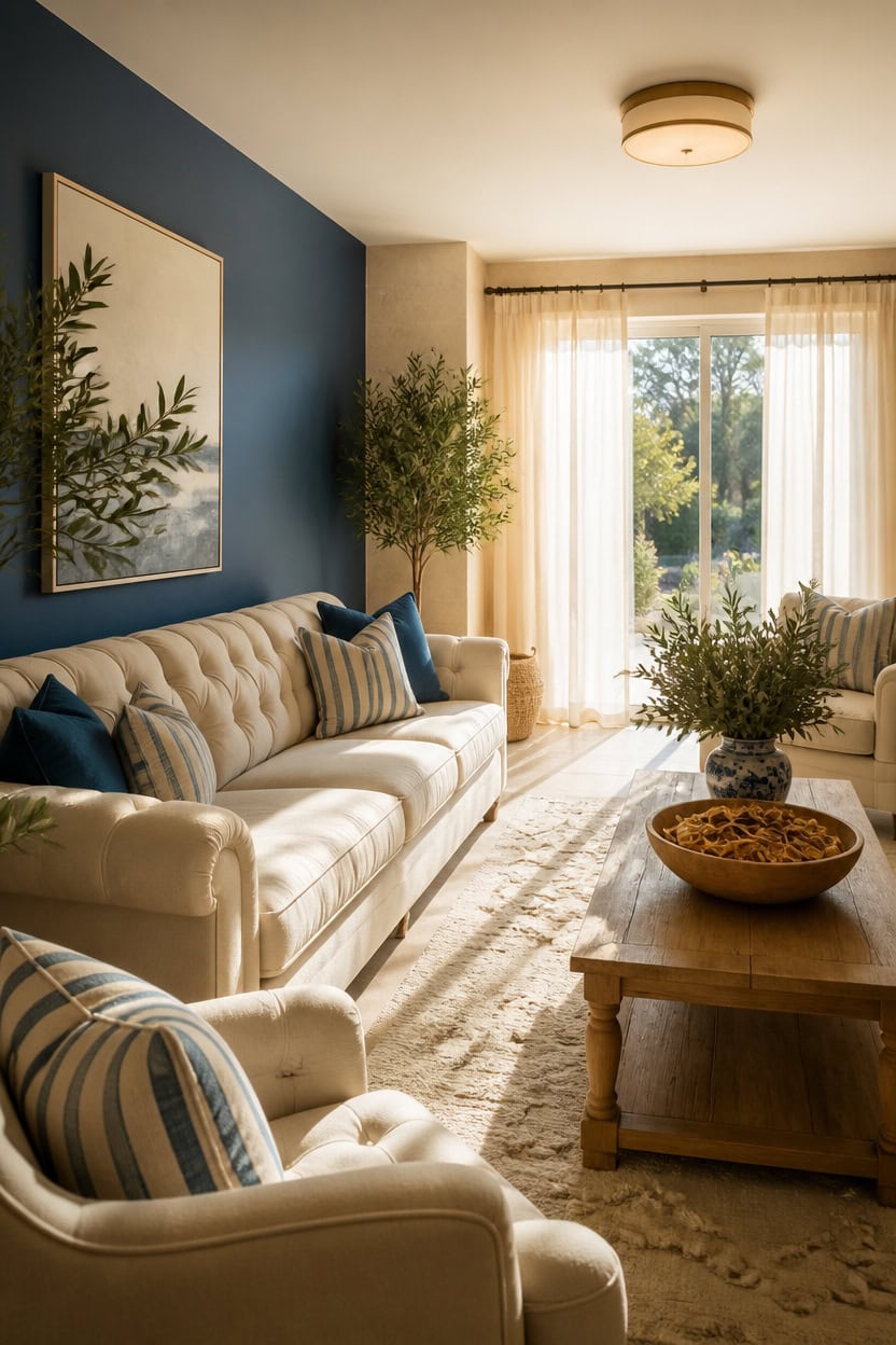 sunproof deep blue seating
