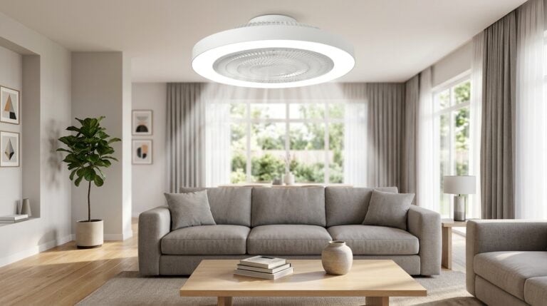 Bright and spacious living room with large windows and contemporary furniture.