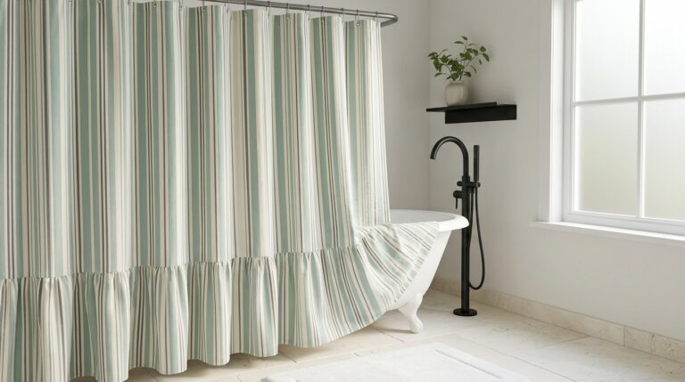 10 Best Striped Shower Curtains for 2026 (Stylish Bathroom Picks)