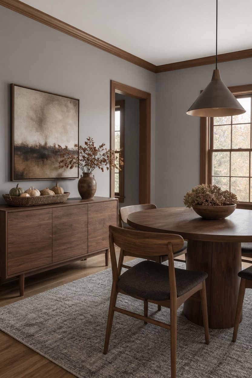 warm walnut gray tranquility