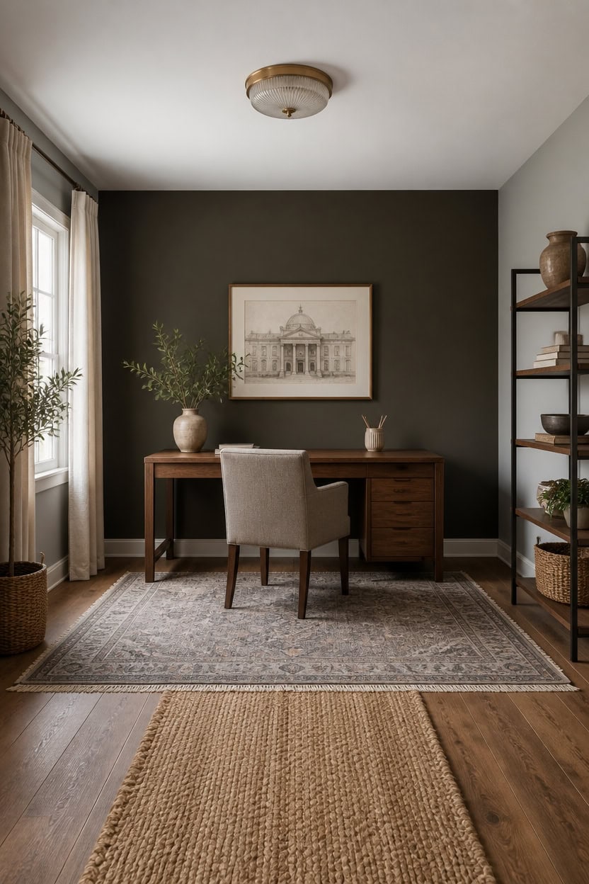 warm wood cool gray