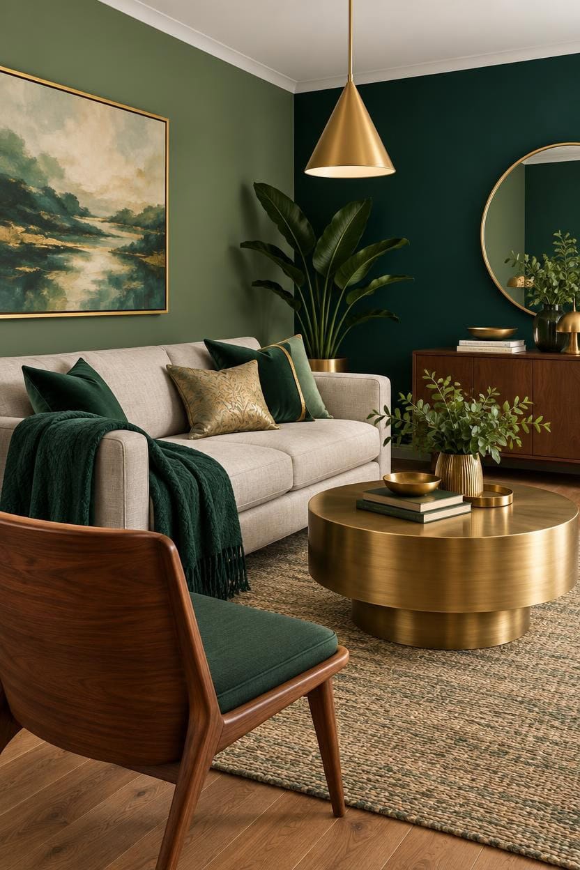 brass greens velvet harmony