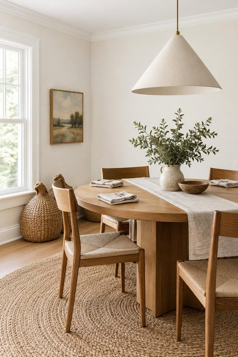 pale whites layered natural textures
