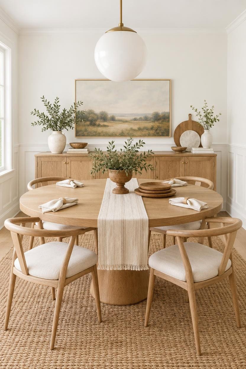 soft whites with oak